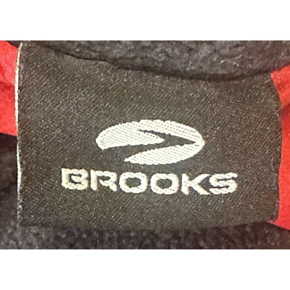 Brooks Matrix Jacket Mens Full Zip Softshell Hooded Fleece Lined Red Size Large - Picture 11 of 16
